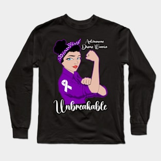 Autoimmune Disease Warrior Unbreakable Long Sleeve T-Shirt